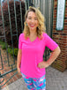Bright hot pink