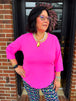 Bright Hot Pink
