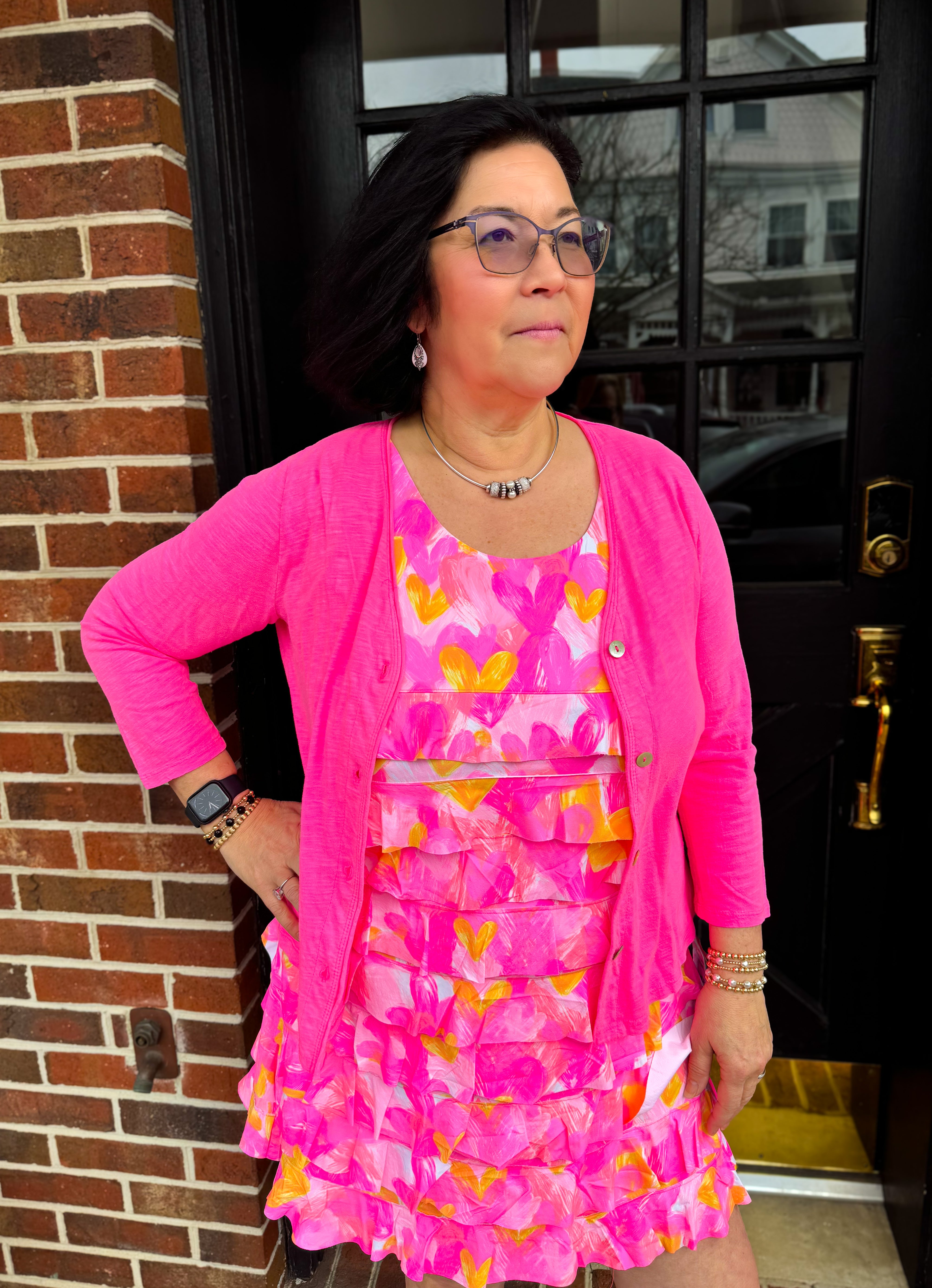 Beachtime by Lulu B Hot Pink Maria Cardigan – Blooming Boutique