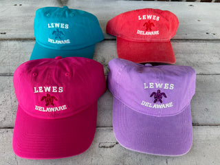 Lewes Sunset Turtle Hat Pink