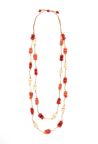 Christine Red & Poppy Necklace