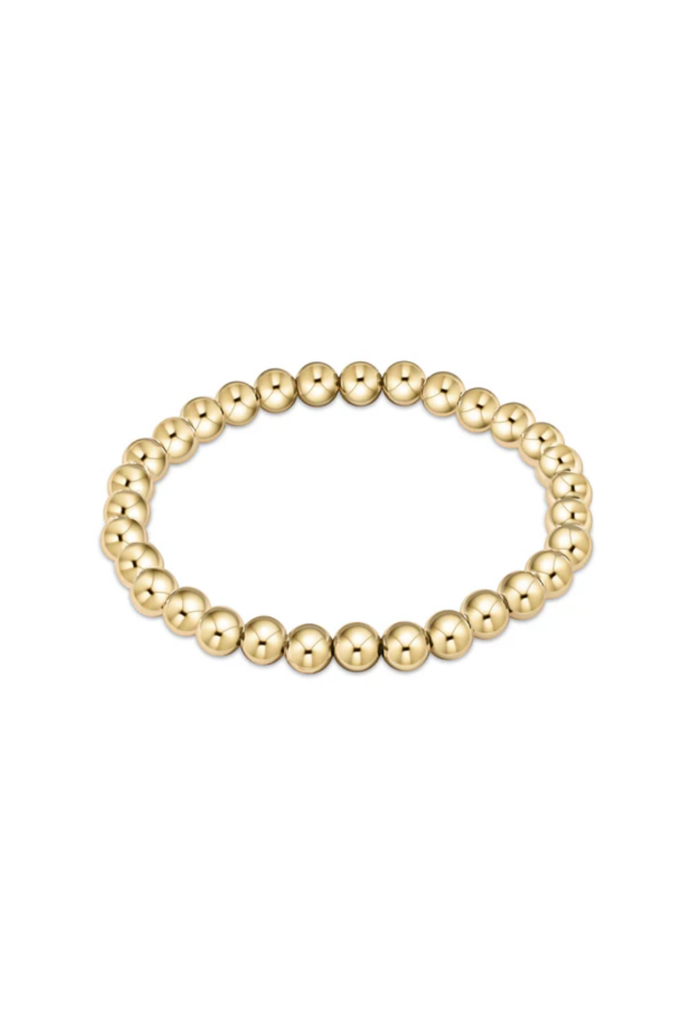 Classic Gold Bead Bracelet - 6mm main image 0