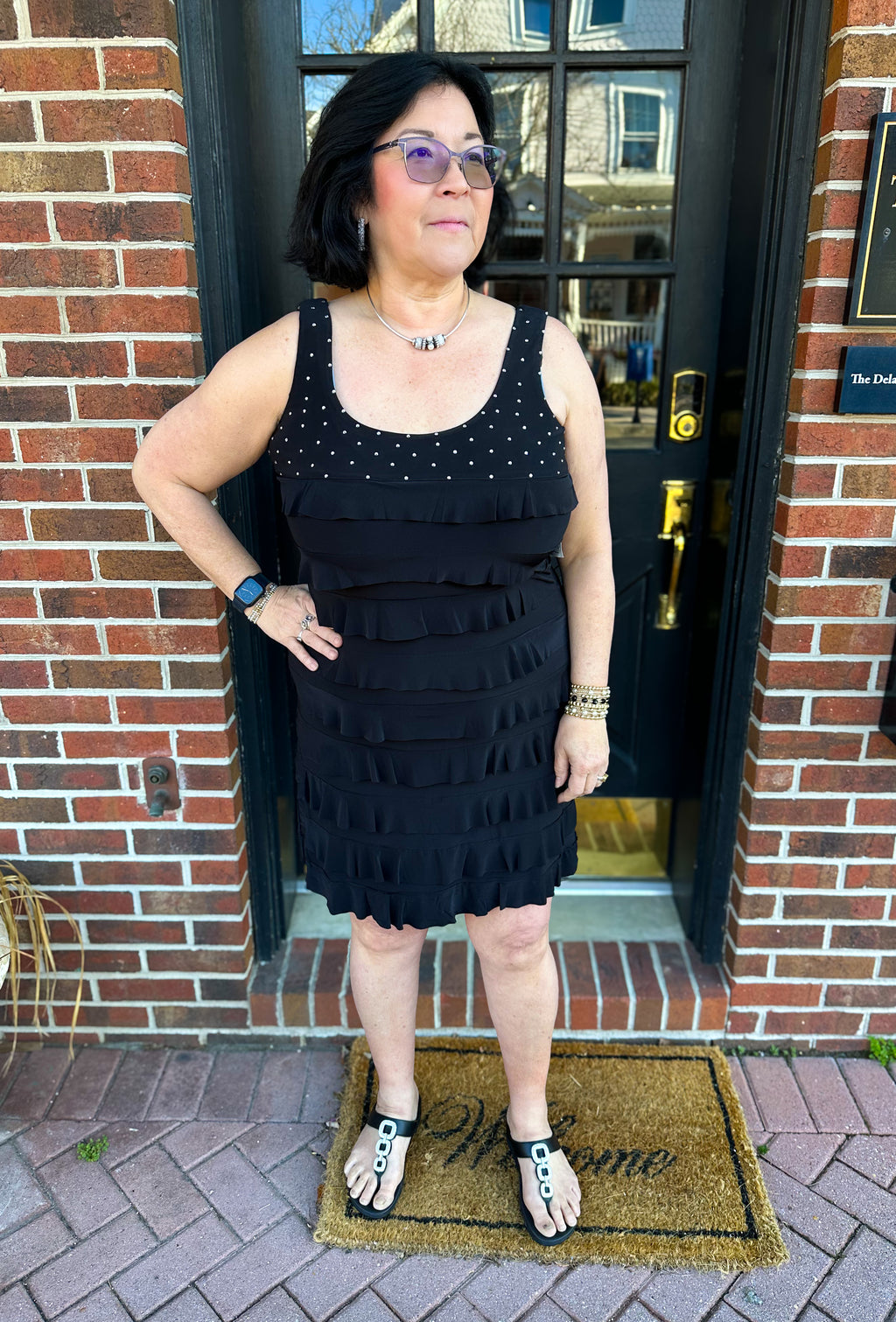 mango mini black dress Tango Mango Black Sparkle Cha Cha Dress – Blooming Boutique