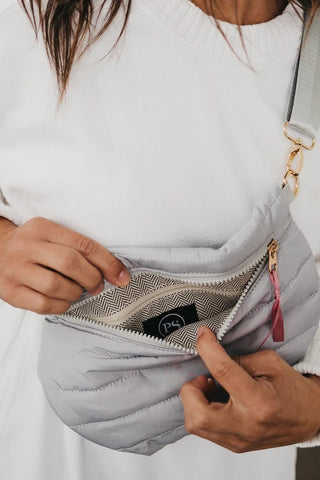 Jolie Puffer Belt Bag Grey