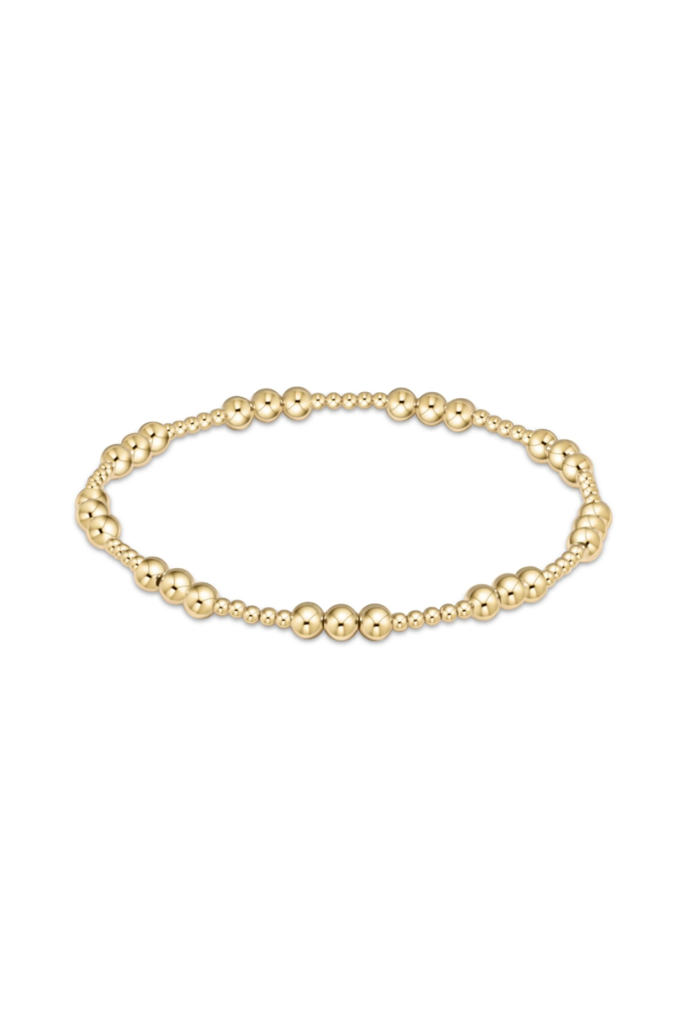 enewton Dignity Joy Pattern Gold 4mm Bead Bracelet main image 1