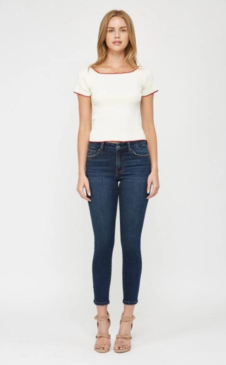 MICA HIGH RISE ANKLE SKINNY