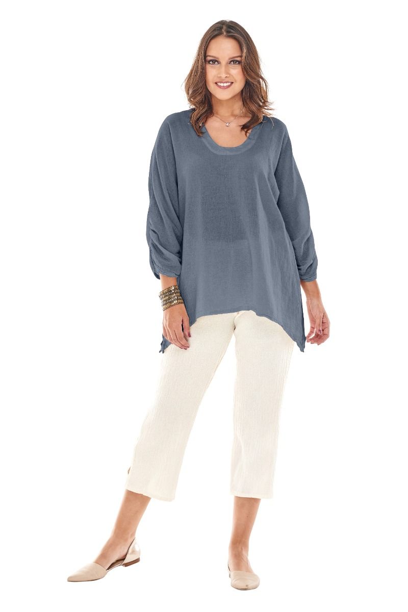 Oh My Gauze Aruba Dusty Top Blooming Boutique