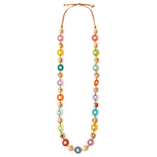 Tagua Frida Multi Color Adjustable Necklace