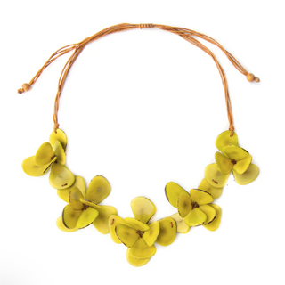 Tagua Florence Lime Necklace