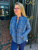 Blue Sparkle Leopard