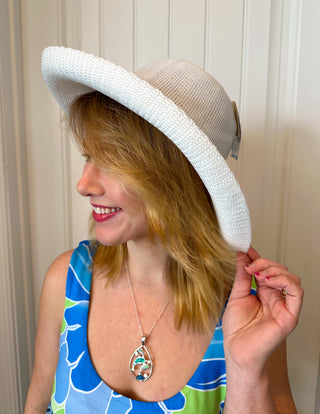 Lulu B White Sun Hat