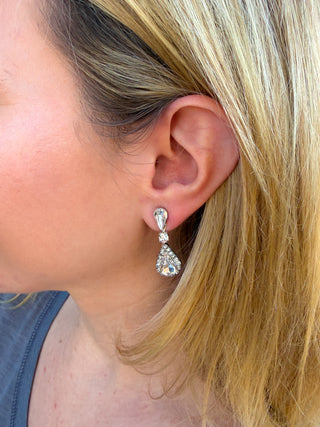 Crystal Teardrop Earrings