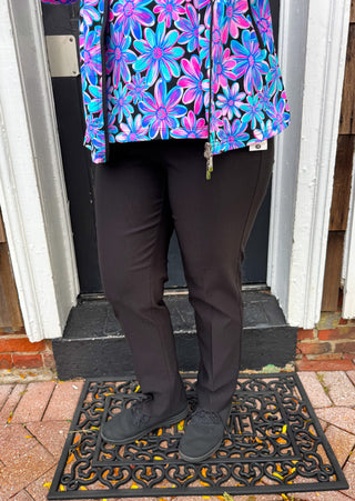 Bangladine by Lulu B Black Pull-On Ankle Pant