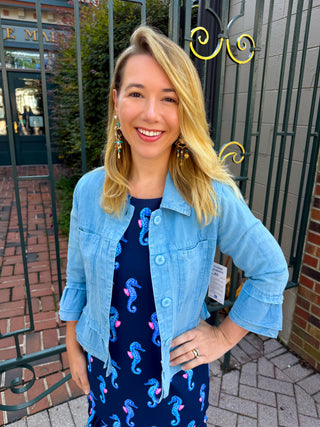 Tango Mango Jean Linen Jacket