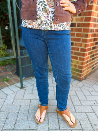 Charlie B Claudia Slim Leg Indigo Jeans