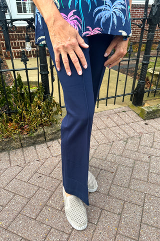 Beachtime by Lulu B Neon Palms Button Tunic