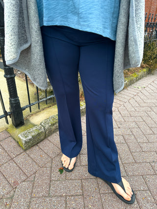 Lulu B Navy Wide Leg Leggings