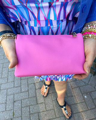 Riley Vegan Crossbody - Bubblegum