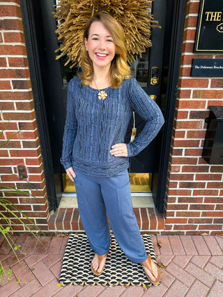 Escape by Habitat Denim Cotton Pocket Flood Pant