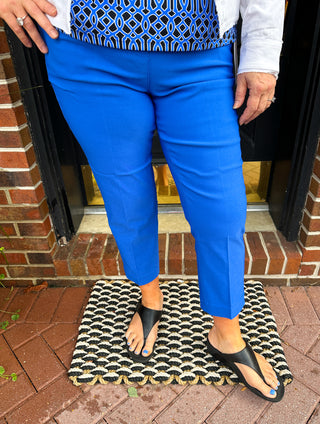 Bangladine by Lulu B Deep Sea Contemporary Capris