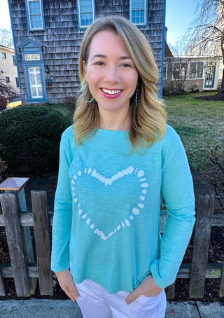 Escape by Habitat Mint High Lo Heart Tee