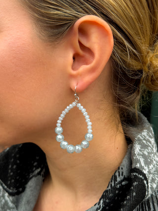 Grey Sparkle Earrings