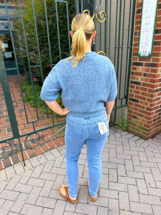 Charlie B Claudia Slim Leg Light Blue Jeans