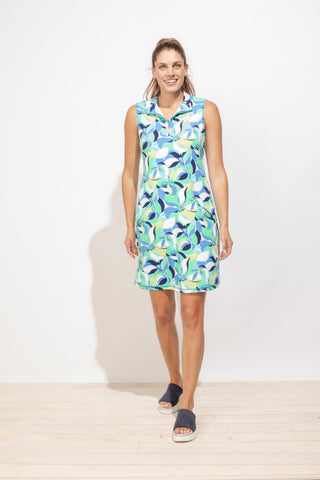 UPF Marina Print Island Dress