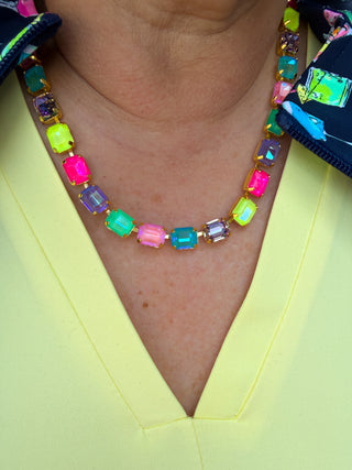 Sorrelli Candy Carnival Octavia Repeating Tennis Necklace