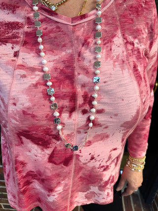 Pearl Mirror Necklace