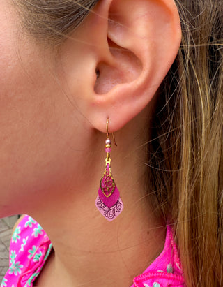 Adajio Pink Ombré Earrings