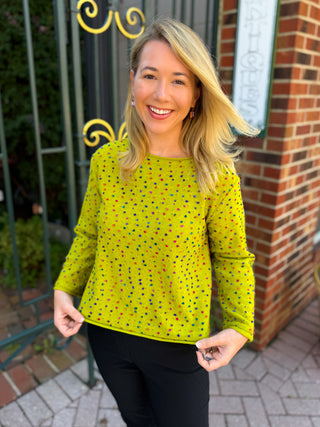 Olivia by Habitat Pear Confetti Party Pullover