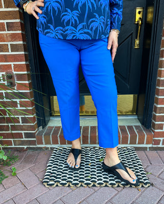 Bangladine by Lulu B Deep Sea Contemporary Capris