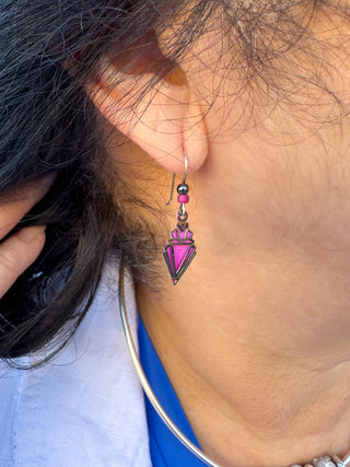 Adajio Bright Pink Earrings