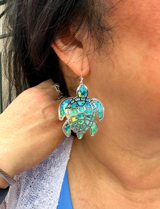 Turtle earrings