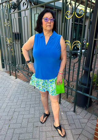 Tango Mango Seaside Garden Ruffle Skort