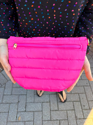 Jolie Puffer Belt Bag Hot Pink