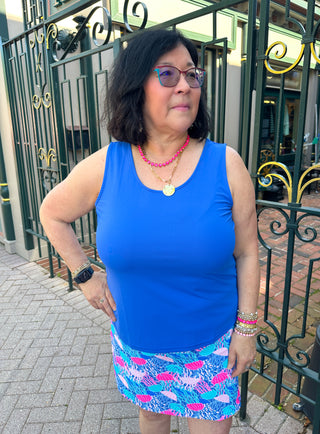 Lulu B Blue Tank