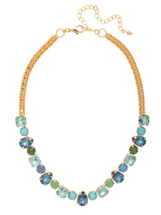 Sorrelli Clara Ocean Tennis Necklace