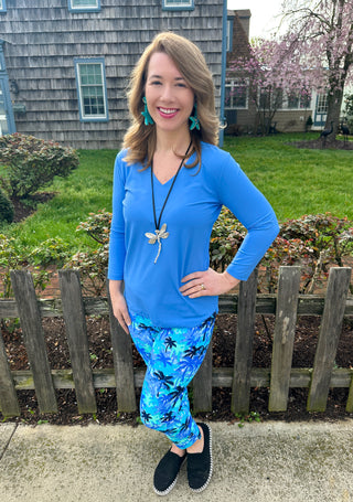 Turquoise Starfish Beaded Earrings