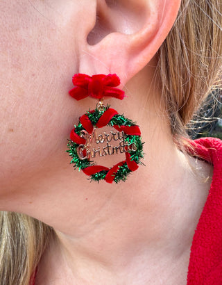 Merry Wreath Earring