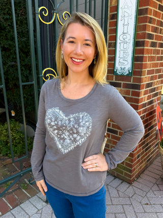 Escape by Habitat Volcano Heart Perfect Layer Cotton Tee