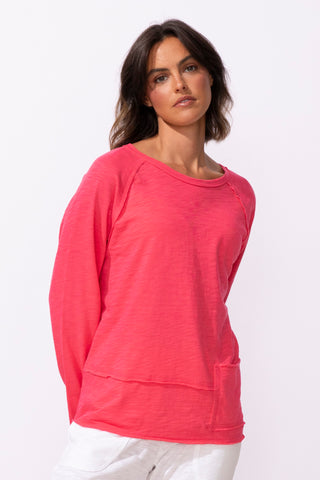 Escape by Habitat Poppy Pocket Pullover Cotton Top
