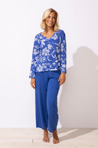 Escape by Habitat Resort Scroll V-neck Tee