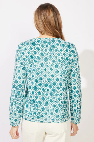 Escape by Habitat Teal Diamond Layer Tee