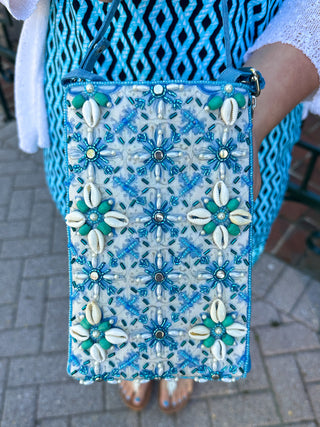 Caribbean Cowrie Club Bag
