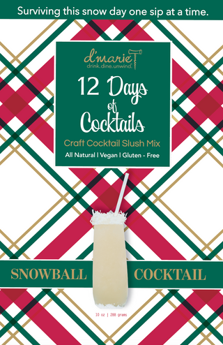 12 Days of Cocktails Snowball Cocktail Slush Mix