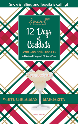 12 Days of Cocktails White Christmas Margarita Slush Mix