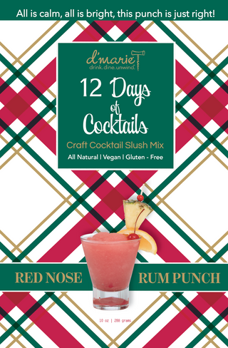 12 Days of Cocktails Red Nose Rum Punch Slush Mix