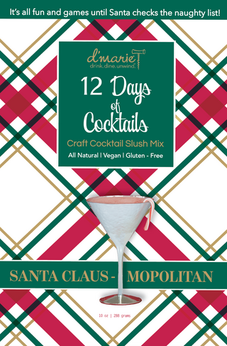 12 Days of Cocktails Santa Claus-Mopolitan Slush Mix